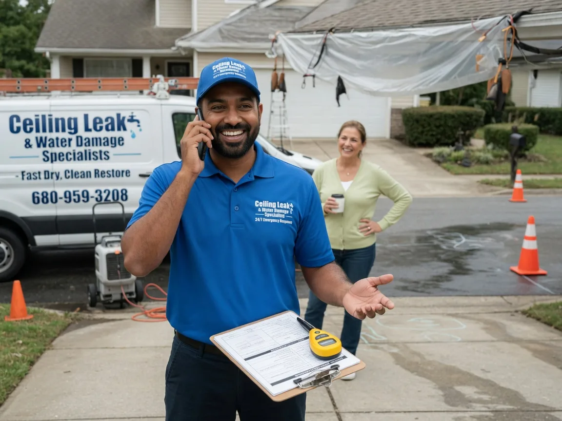 Ceiling Leak Cleanup Dairy, OR FAQs